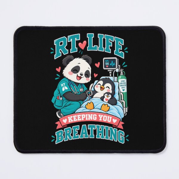 Item preview, Respiratory Care Week RT Panda Respiratory Therapist designed and sold by ClinicalHubs.