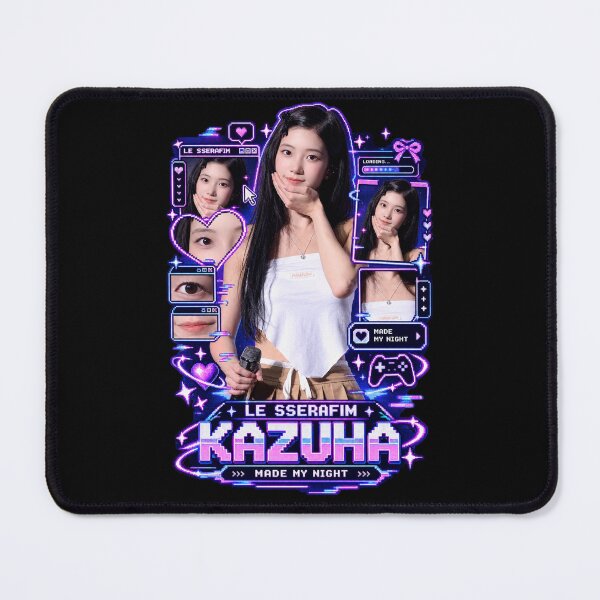Item preview, LE SSERAFIM Kazuha Made My Night Cyberpunk Aesthetic Merch designed and sold by Valereekmerch.