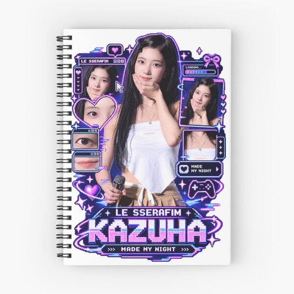 Item preview, LE SSERAFIM Kazuha Made My Night Cyberpunk Aesthetic Merch designed and sold by Valereekmerch.