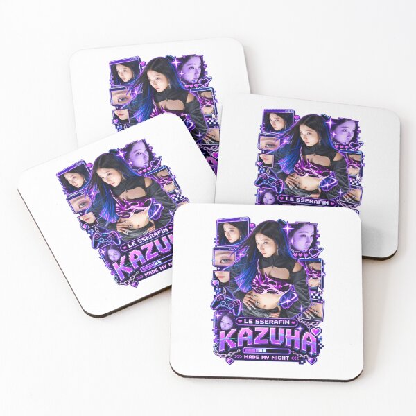 Item preview, Kazuha Made My Night Futuristic Interface Kpop Fanmade Art designed and sold by Valereekmerch.