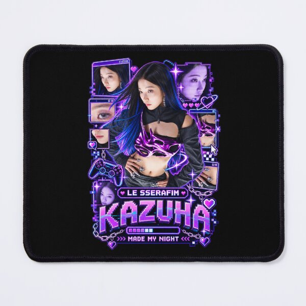 Item preview, Kazuha Made My Night Futuristic Interface Kpop Fanmade Art designed and sold by Valereekmerch.