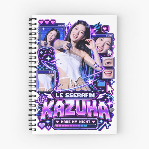 Item preview, Nakamura Kazuha LE SSERAFIM Made My Night Gamer Graphic designed and sold by Valereekmerch.