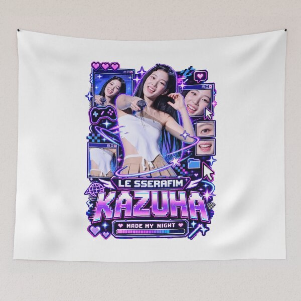 Item preview, Nakamura Kazuha LE SSERAFIM Made My Night Gamer Graphic designed and sold by Valereekmerch.