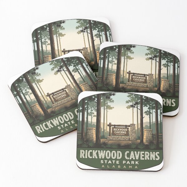 Item preview, Rickwood Caverns State Park Entrance Alabama Sticker designed and sold by DetourDgn.