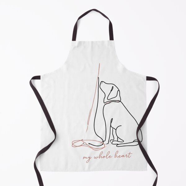 Item preview, My Whole Heart Dog Line Art Pet Lover Design designed and sold by NicolasGlowArt.