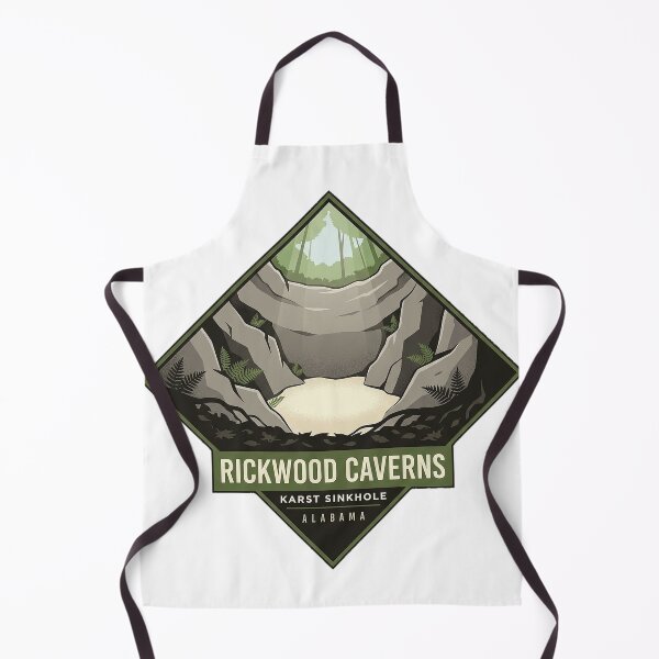 Item preview, Rickwood Caverns Karst Sinkhole Alabama Nature Sticker designed and sold by DetourDgn.