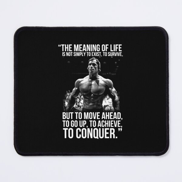 Item preview, Arnold Schwarzenegger Meaning Of Life Bodybuilding Art designed and sold by minojimo.