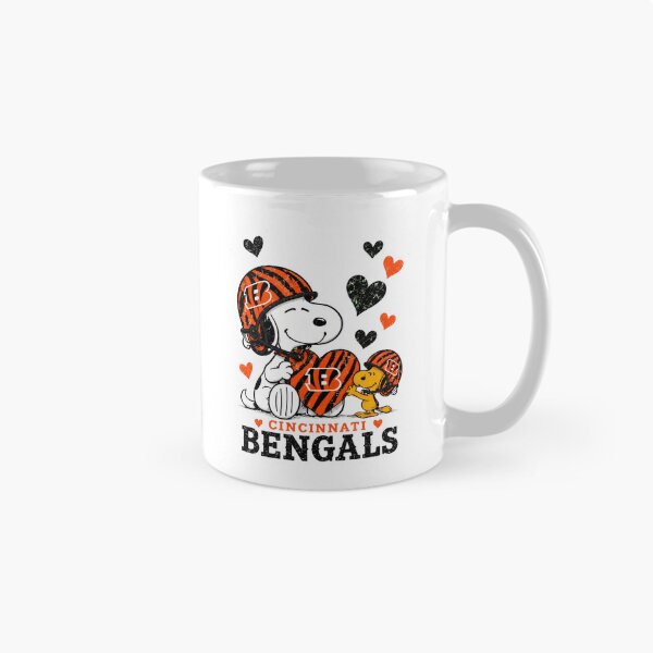 Item preview, Cincinnati Football Love Snoopy Woodstock designed and sold by StellarKawaii.
