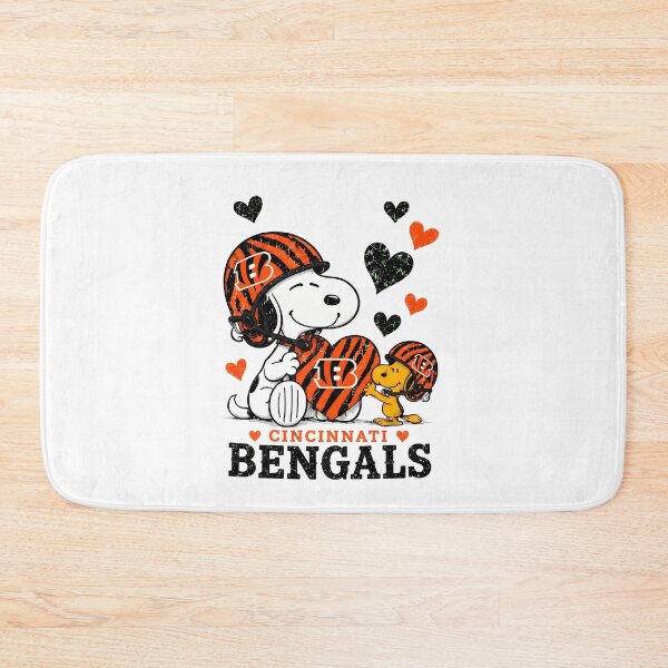 Item preview, Cincinnati Football Love Snoopy Woodstock designed and sold by StellarKawaii.