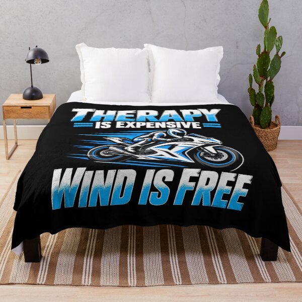 Item preview, Therapy is Expensive Wind is Free Supersportsman Sports Bike designed and sold by stmpdwrld.