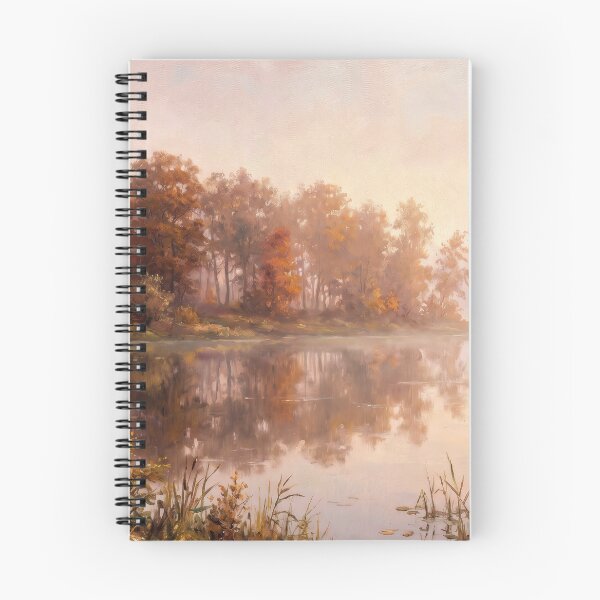 Item preview, Misty Autumn Lake designed and sold by RedPeaStudio.