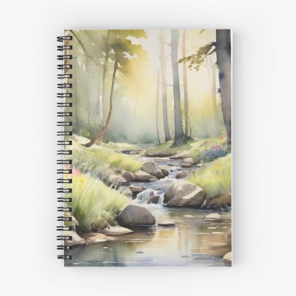 Item preview, Enchanted Forest Stream designed and sold by Prachodayat Artworks.