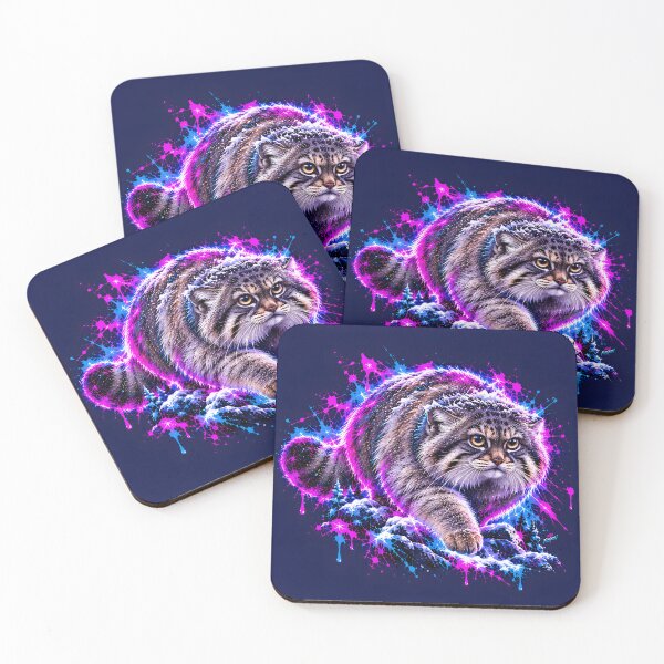 Item preview, Fluffy Pallas Cat Prowling Through Snow designed and sold by srangiem-cc.