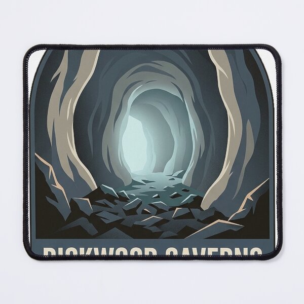 Item preview, Rickwood Caverns Blowing Wind Cave Alabama Sticker designed and sold by DetourDgn.