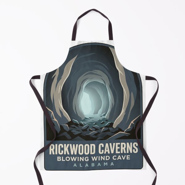 Item preview, Rickwood Caverns Blowing Wind Cave Alabama Sticker designed and sold by DetourDgn.