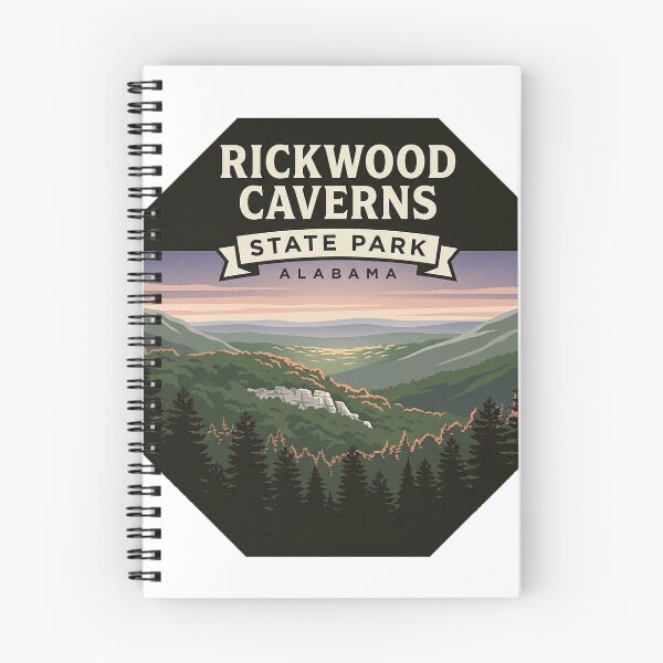 Item preview, Rickwood Caverns State Park Ridge View Alabama Sticker designed and sold by DetourDgn.