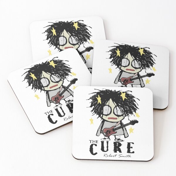 Item preview, The Cures Robert Smiths Cartoon Gothic Rock Band designed and sold by zodywiensqh.