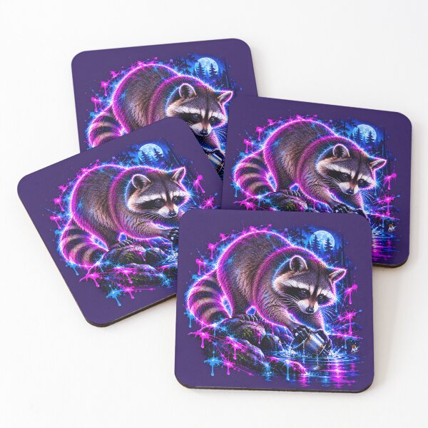 Item preview, Mischievous Raccoon Washing Object in Stream designed and sold by srangiem-cc.