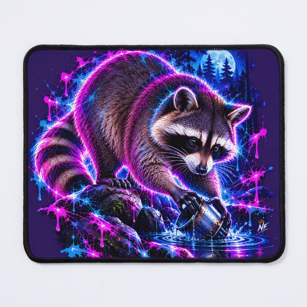 Item preview, Mischievous Raccoon Washing Object in Stream designed and sold by srangiem-cc.
