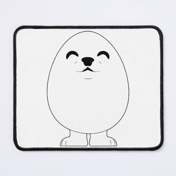 Item preview, White Smiling Eggdog designed and sold by odongs.