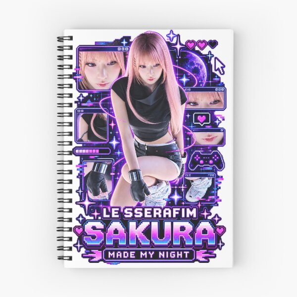Item preview, Miyawaki Sakura Made My Night Neon Gamer HUD Fan Art designed and sold by Valereekmerch.