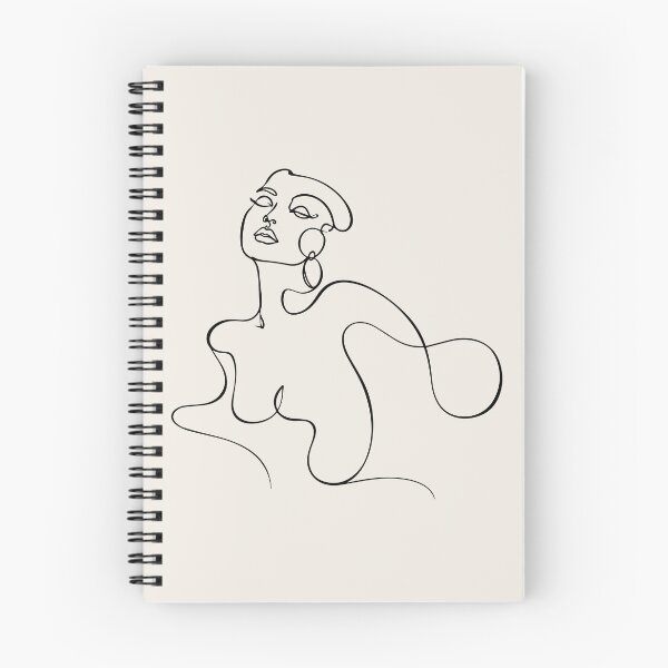 Item preview, Nude Line Drawing - Woman Body Line Art designed and sold by FemmePod.