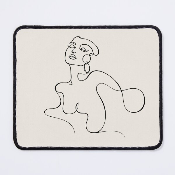 Item preview, Nude Line Drawing - Woman Body Line Art designed and sold by FemmePod.