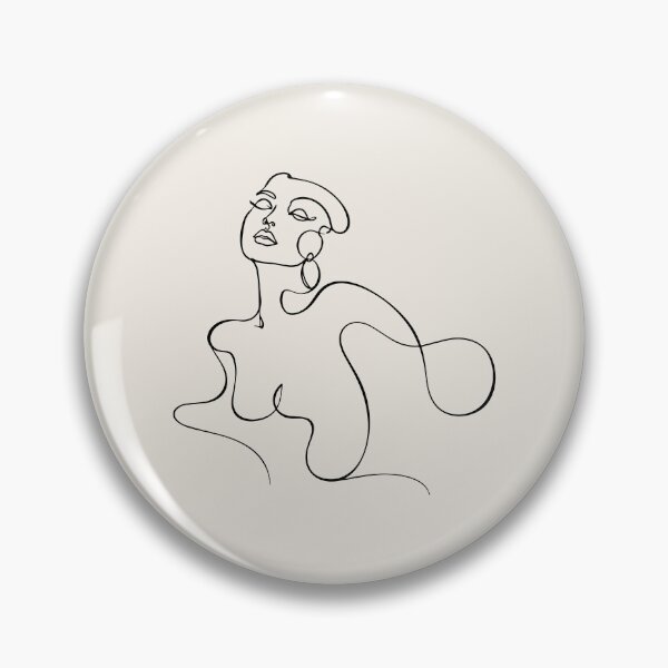 Item preview, Nude Line Drawing - Woman Body Line Art designed and sold by FemmePod.