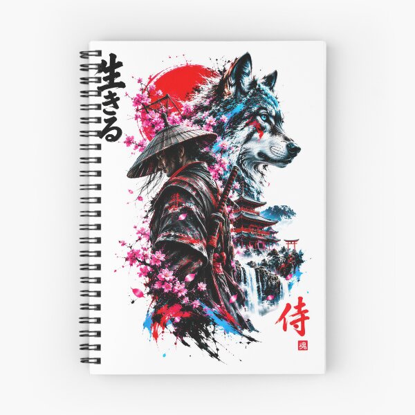 Item preview, Samurai And  Wolf's Wisdom designed and sold by KLERIKSTORE.