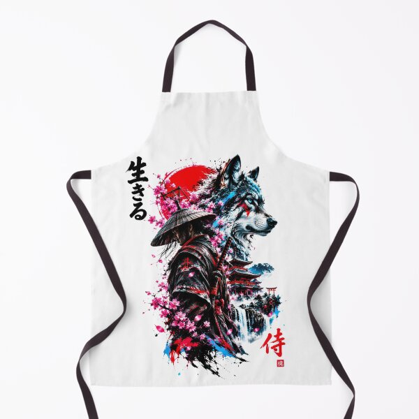 Item preview, Samurai And  Wolf's Wisdom designed and sold by KLERIKSTORE.