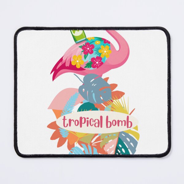 Item preview, Cute Pink Flamingo Tropical Beer Bottle Drink designed and sold by cooljude.