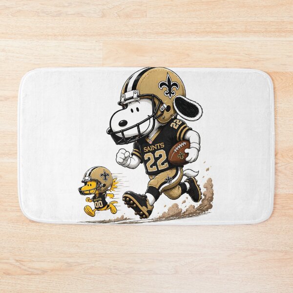 Item preview, New Orleans Saints Snoopy And Woodstock Players Football  designed and sold by StellarKawaii.