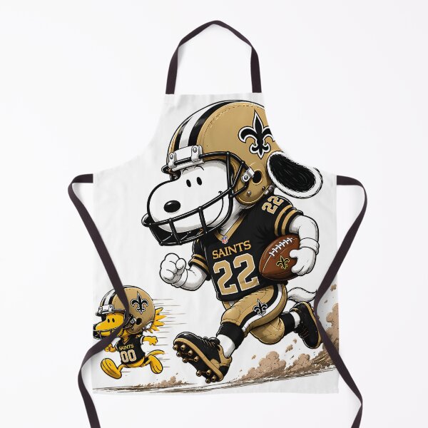 Item preview, New Orleans Saints Snoopy And Woodstock Players Football designed and sold by StellarKawaii.