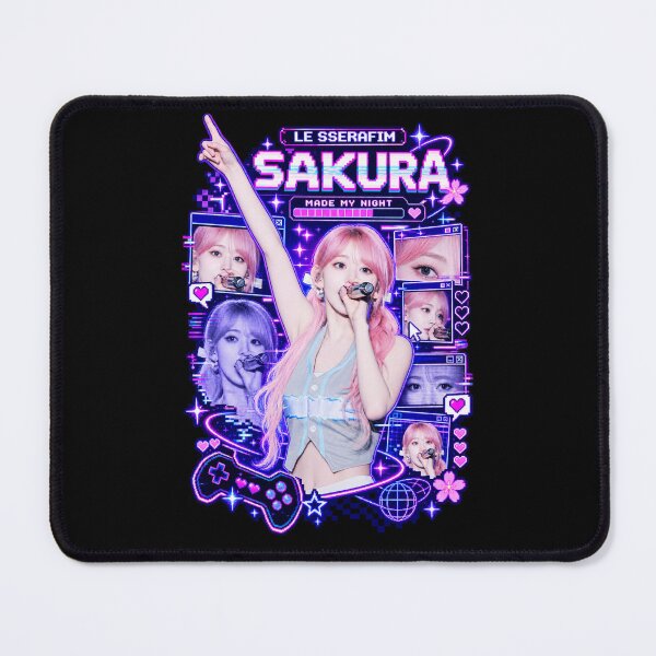 Item preview, Sakura Made My Night Cute Pink Hair Cyber Interface Fanmade Art designed and sold by Valereekmerch.
