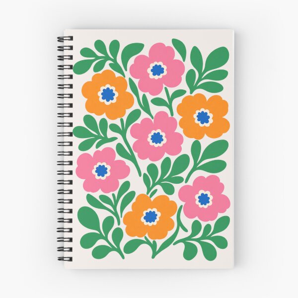 Item preview, Minimalist Vibrant flowers and leaves designed and sold by Christina Sagala.
