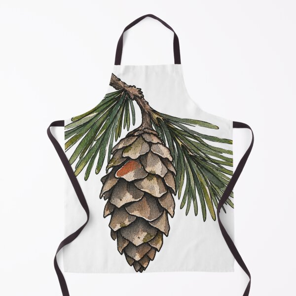 Item preview, Watercolor Pine Cone on a Hanging Pine Sprig designed and sold by Jessie's Palette.