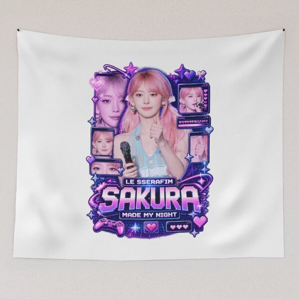 Item preview, Miyawaki Sakura LE SSERAFIM Made My Night Game UI Art designed and sold by Valereekmerch.