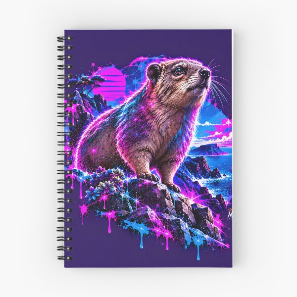 Item preview, Curious Rock Hyrax Overlooking Coastal Cliffs designed and sold by srangiem-cc.