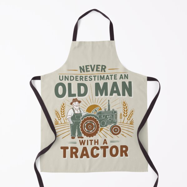 Item preview, Never Underestimate an Old Man with a Tractor – Farming dad designed and sold by Colorfulman.