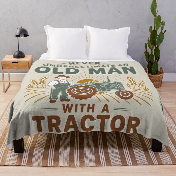 Item preview, Never Underestimate an Old Man with a Tractor – Farming dad designed and sold by Colorfulman.
