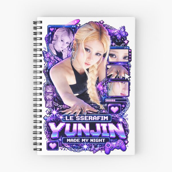 Item preview, Yunjin LE SSERAFIM Made My Night Cyber Futuristic Merch designed and sold by Valereekmerch.