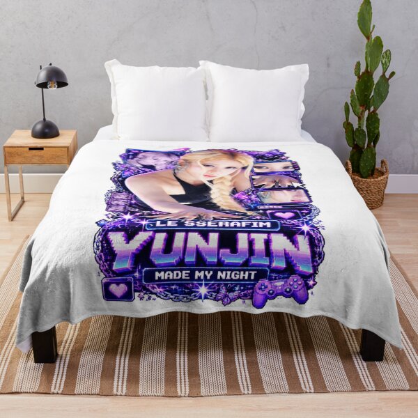 Item preview, Yunjin LE SSERAFIM Made My Night Cyber Futuristic Merch designed and sold by Valereekmerch.