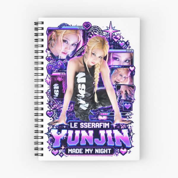 Item preview, Huh Yunjin Made My Night Neon Digital Game UI Fan Art designed and sold by Valereekmerch.