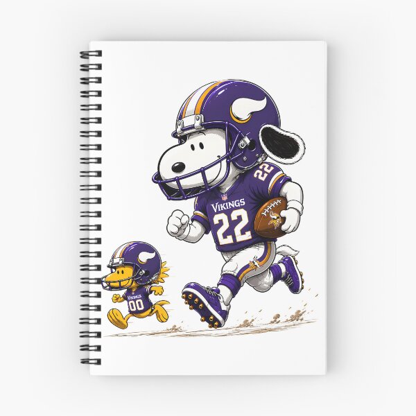 Item preview, Minnesota Vikings Snoopy designed and sold by StellarKawaii.