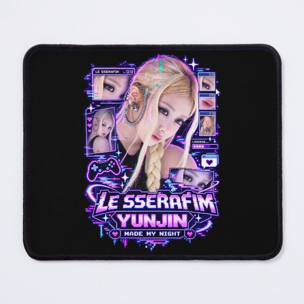 Item preview, LE SSERAFIM Yunjin Made My Night Cyberpunk Aesthetic Merch designed and sold by Valereekmerch.