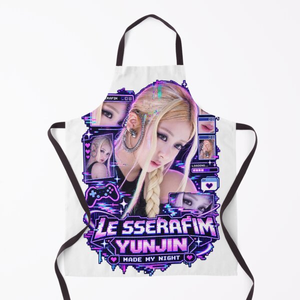 Item preview, LE SSERAFIM Yunjin Made My Night Cyberpunk Aesthetic Merch designed and sold by Valereekmerch.