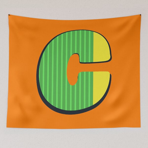 Item preview, Pop Art Letter C - Initial design of the Letter C designed and sold by Fun Funky Designs.