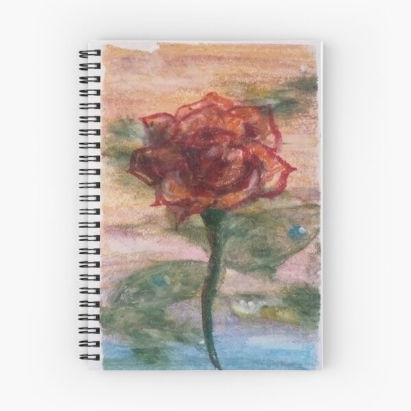 Item preview, Sunset Rose - Hand-Painted Floral Illustration designed and sold by MOE'S LITTLE GALLERY.
