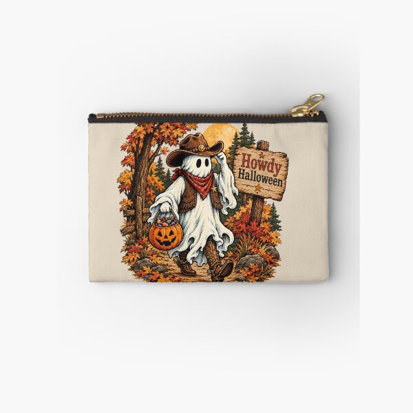 Item preview, Trick or Treat Ghost Cowboy Halloween Western designed and sold by MythicCotton.