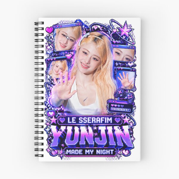 Item preview, Yunjin Made My Night Futuristic Interface Kpop Fanmade Art designed and sold by Valereekmerch.